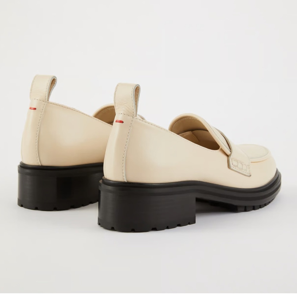 Aeyde Ruth Leather Lug Sole Platform Loafers 6.5 - Picture 4 of 12